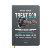 Thumbnail for TRENT 500 design on gray notebook