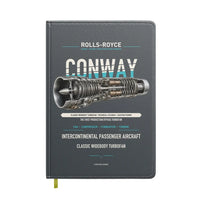 Thumbnail for CONWAY design on gray notebook