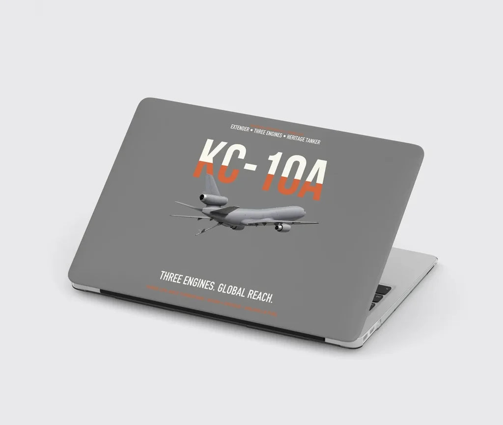 KC-10A EXTENDER design on gray MacBook case