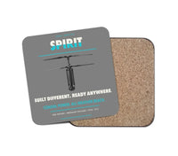 Thumbnail for Ascent AeroSystems Spirit design on gray 1 piece coaster