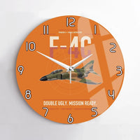 Thumbnail for F-4C Phantom II design on orange no frame wall clock