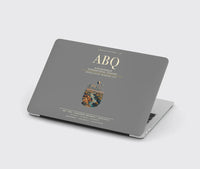 Thumbnail for Albuquerque International Sunport (ABQ) design on gray MacBook case
