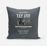 Thumbnail for TAY 650 design on gray pillow