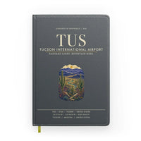 Thumbnail for Tucson International Airport (TUS) design on gray notebook