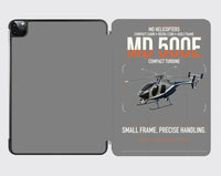 Thumbnail for MD Helicopters MD 500E design on gray ipad tablet case
