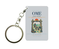 Thumbnail for Nome Airport (OME) design on light gray key chain