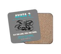Thumbnail for DJI Avata 2 design on gray 1 piece coaster