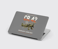 Thumbnail for Fiat CR.42 Falco design on gray MacBook case
