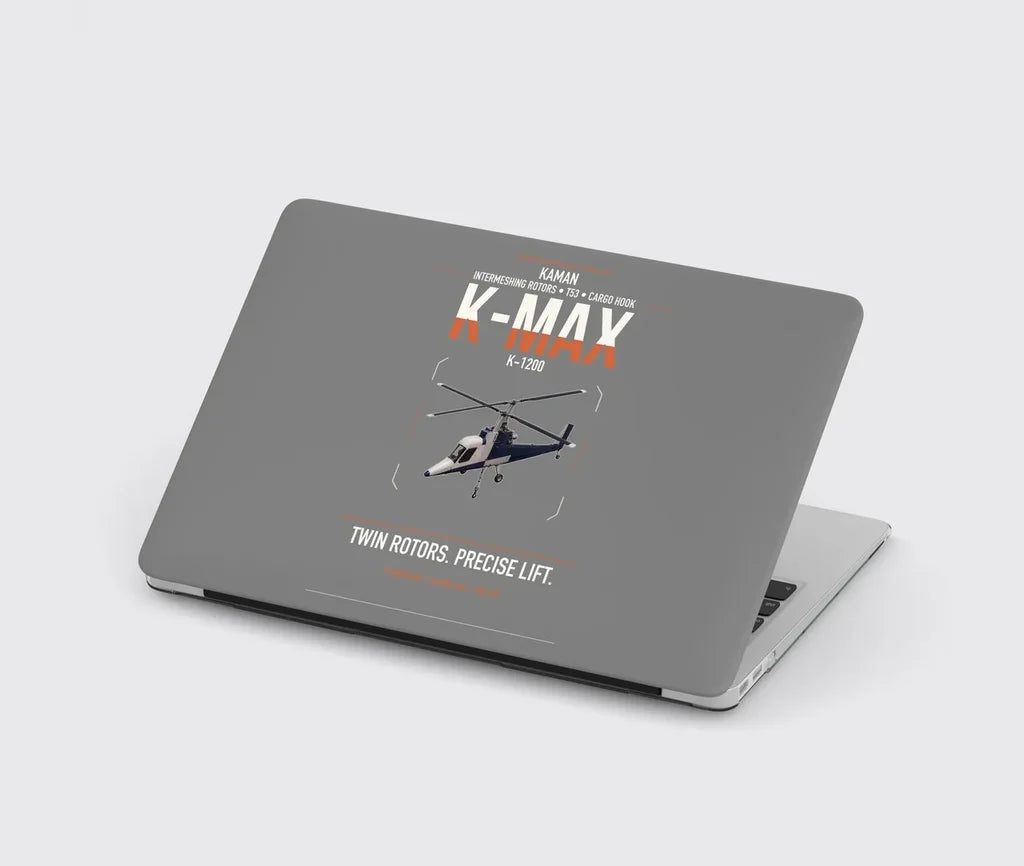 Kaman K-1200 K-MAX design on gray MacBook case