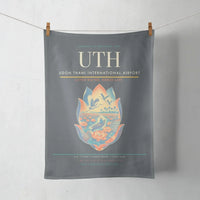 Thumbnail for Udon Thani International Airport (UTH) design on gray towel