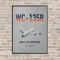 Thumbnail for WC-135R Constant Phoenix vertical canvas print - framed - light gray background