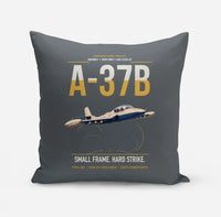 Thumbnail for A-37B Dragonfly design on gray pillow