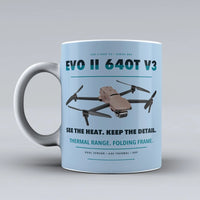 Thumbnail for EVO II Dual 640T V3 Mug design on light blue autel