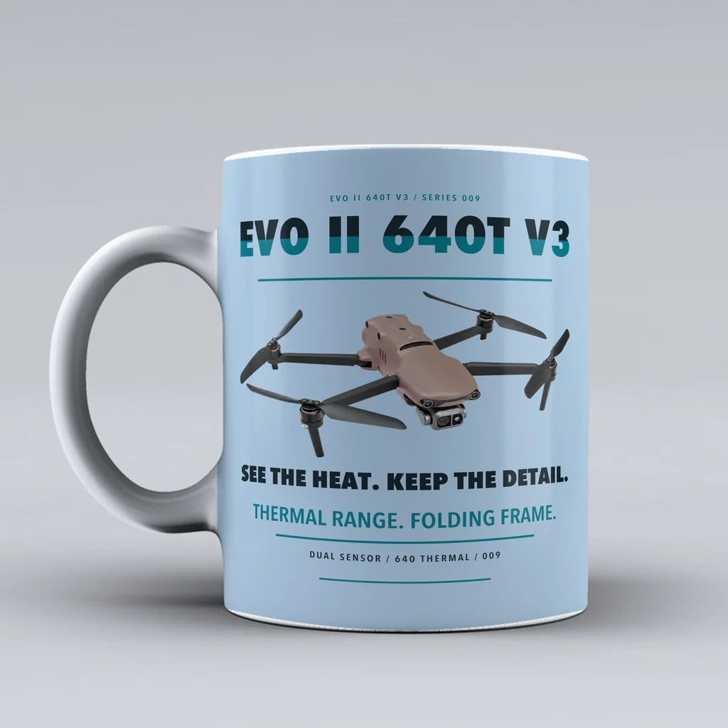 EVO II Dual 640T V3 Mug design on light blue autel