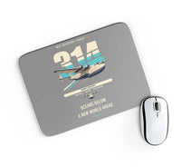 Thumbnail for Boeing 314 Clipper design on gray rectangle mouse pad