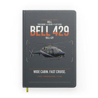 Thumbnail for Bell 429 design on gray notebook