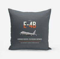 Thumbnail for E-4B Nightwatch design on gray pillow