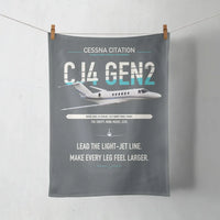 Thumbnail for Cessna Citation CJ4 Gen2 design on gray towel