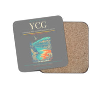 Thumbnail for Castlegar–West Kootenay Regional Airport (YCG) design on gray 1 piece coaster