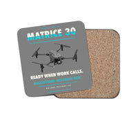 Thumbnail for DJI Matrice 30 design on gray 1 piece coaster