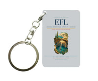 Thumbnail for Kefalonia International Airport (EFL) design on light gray key chain