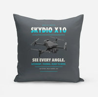 Thumbnail for Skydio X10 design on gray pillow