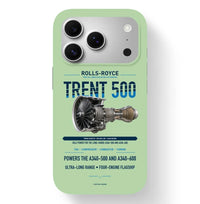 Thumbnail for TRENT 500 Case design on light green iphone case