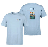 Thumbnail for Recife Guararapes (REC) design printed on light blue double-side t-shirt