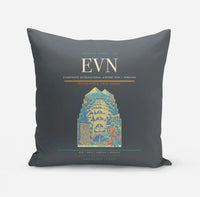 Thumbnail for Zvartnots International Airport (EVN) design on gray pillow