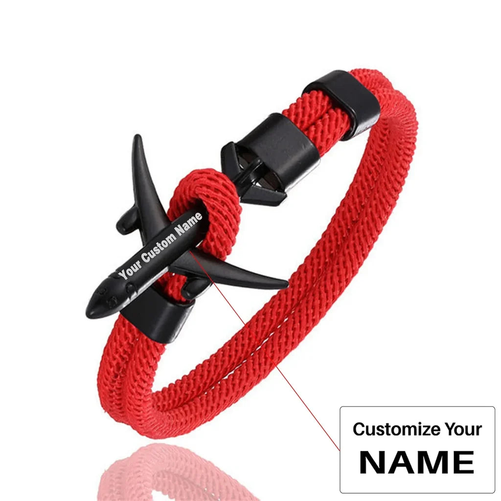 Customisable Airplane Shape Bracelet - view 19