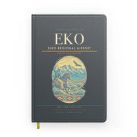 Thumbnail for Elko Regional Airport (EKO) design on gray notebook