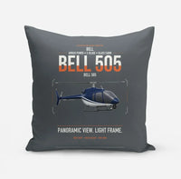 Thumbnail for Bell 505 design on gray pillow