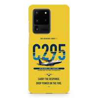 Thumbnail for Airbus C295 Firefighter design on samsung case - yellow