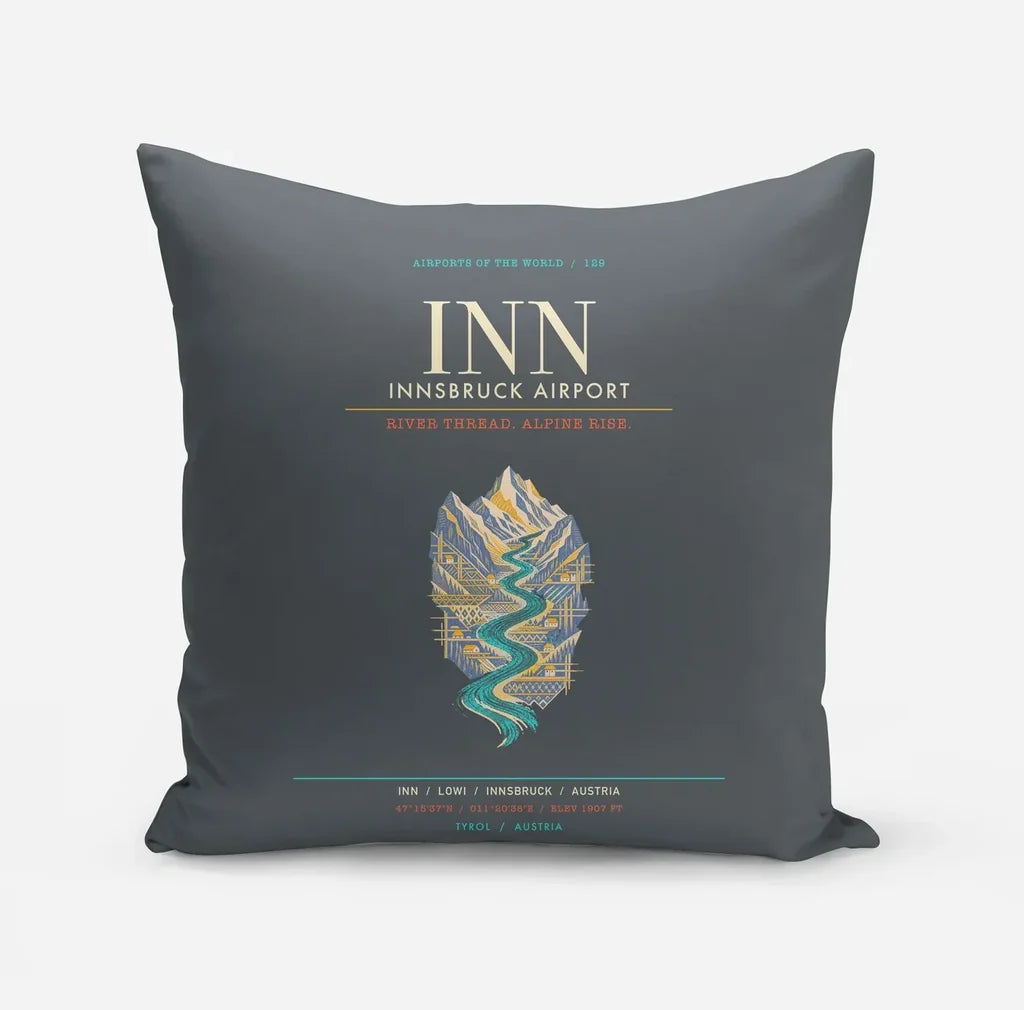 Innsbruck Airport INN - Inn Valley Alpine Weave - Gray