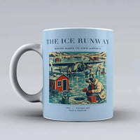 Thumbnail for VINTAGE G4041 - The Ice Runway - Ceramic Mug design on lightblue