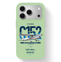 Thumbnail for Cessna 152 design on light green magsafe iphone case, for iPhone 17 Pro