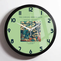 Thumbnail for VINTAGE G4262 - The Cowling Mirror Shine - Designed Wall Clocks design on lightgreen framed