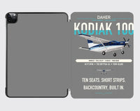 Thumbnail for Daher Kodiak 100 Series III design on gray ipad tablet case