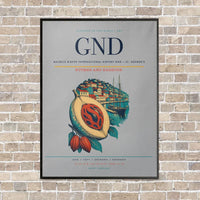 Thumbnail for Maurice Bishop International Airport GND — St. George's vertical canvas print - framed - light gray background