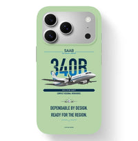 Thumbnail for Saab 340B Case design on light green iphone case