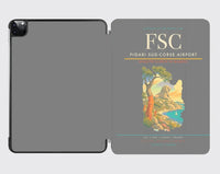 Thumbnail for Figari Sud-Corse Airport (FSC) design on gray ipad tablet case