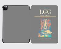 Thumbnail for Liège Airport (LGG) design on gray ipad tablet case