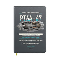 Thumbnail for PT6A-67 design on gray notebook