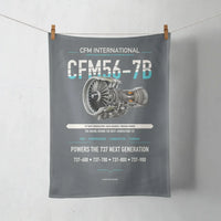 Thumbnail for CFM56-7B design on gray towel