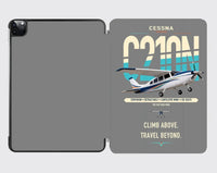 Thumbnail for Cessna T210N Centurion design on gray ipad tablet case