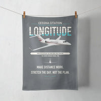 Thumbnail for Cessna Citation Longitude design on gray towel
