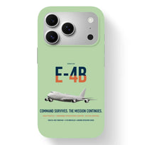 Thumbnail for E-4B Nightwatch design on light green magsafe iphone case, for iPhone 17 Pro
