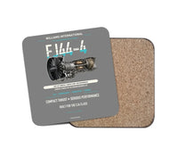 Thumbnail for FJ44-4 design on gray 1 piece coaster