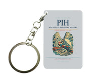Thumbnail for Pocatello Regional Airport (PIH) design on light gray key chain