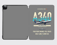 Thumbnail for Airbus A340-600 design on gray ipad tablet case